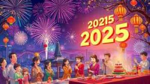 Happy New Year 2025 wishes images.